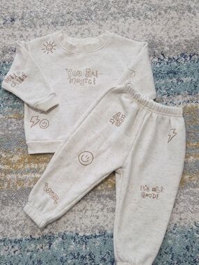 Toddler Atlas Grey Sweatshirt And Sweat Set